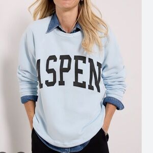 Retrobrand LA sold at Evereve blue Aspen Crewneck Retro Brand Black Label